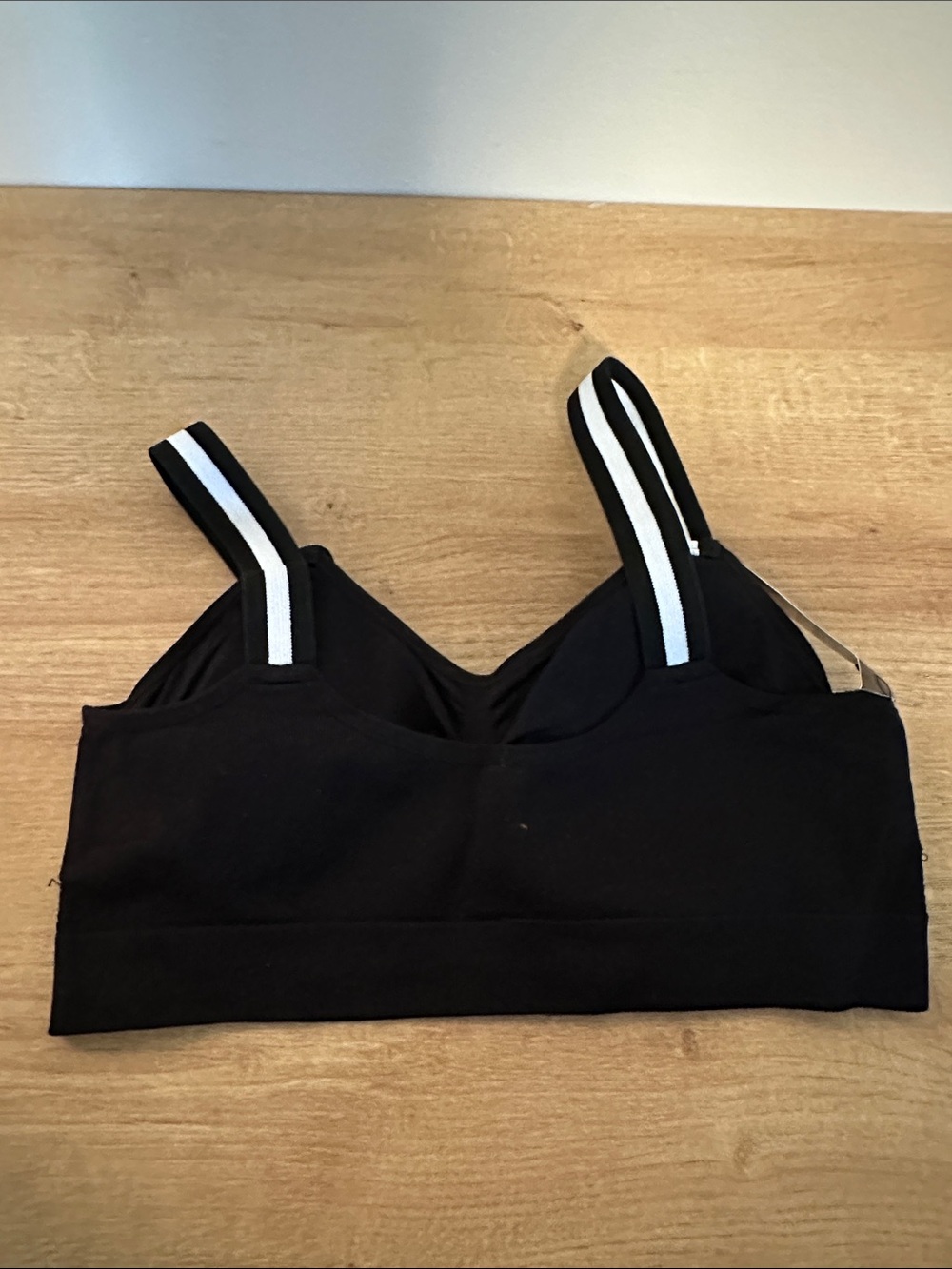 NWT Strap Its Striped Black and White Bra Wire Free - Picture 6 of 6